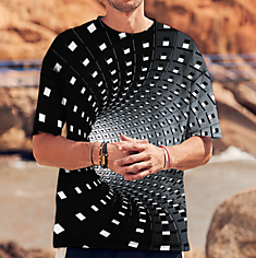 Футболка Нет живота, чёрно-белая, 54, 56.