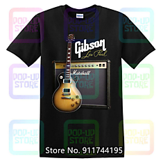Футболка Gibson L.P.- Marshall, х.б., 52