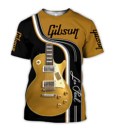 Футболка Gibson Les Paul, gold.50, 52.