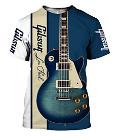 Футболка Gibson LP blue 50