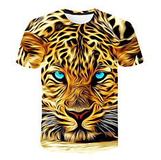 Футболка Леопард детская, на 13-14 лет,