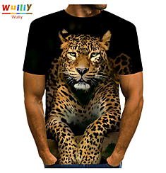 Футболка Леопард на чёрном.