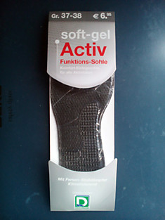 Стельки Soft-Gel Activ 37-38