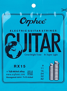 Струны Orphee для эл.гитары